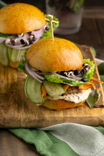 Mushroom Swiss Burger